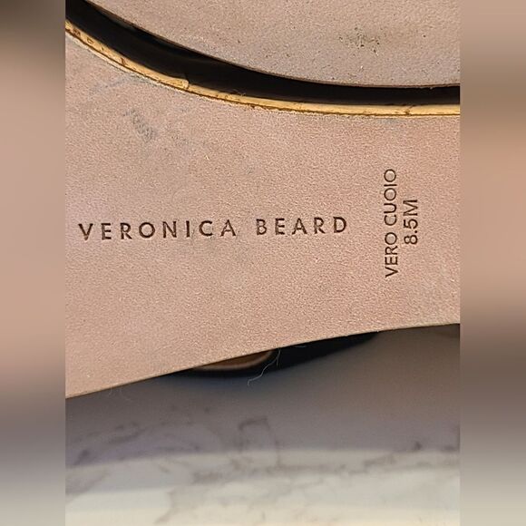 Veronica Beard Hurley Cross Ankle Strap Platform Wedge Animal Print Sandal | 8.5 - Picture 12 of 16